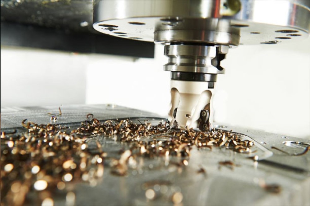A mill cutting brass for a lift panel